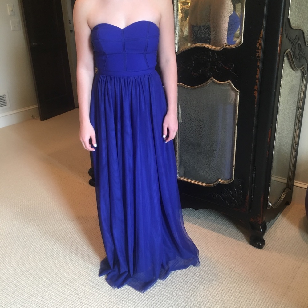 Mesh Sweetheart Illusion Dress